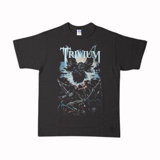 [S-5XL]เสื้อยืด พิมพ์ลายวงดนตรี TRIVIUM 1st BAND METAL สําหรับผู้ชาย