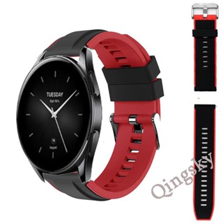 สายนาฬิกาข้อมือซิลิโคน แบบนิ่ม สําหรับ Xiaomi Watch S2 Miwatch S2 Mibro Lite Sport Smartwatch