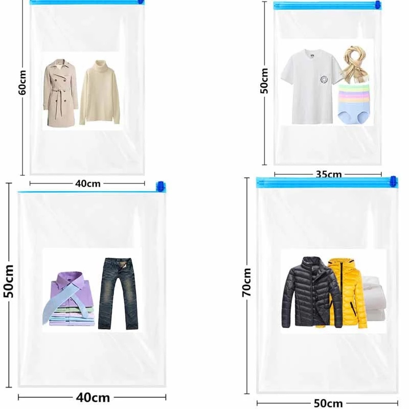ใหม่ ถุงสูญญากาศ สําหรับใส่เสื้อผ้า กระเป๋าเดินทาง