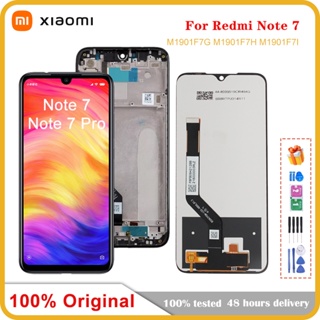 แท้ กรอบหน้าจอสัมผัส LCD 6.3 นิ้ว แบบเปลี่ยน สําหรับ Xiaomi Redmi Note 7 Xiaomi Redmi Note 7 Pro Redmi Note 7