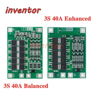 3s 40A Li-ion บอร์ดโมดูลชาร์จแบตเตอรี่ลิเธียม PCB BMS สําหรับสว่านมอเตอร์ 12.6V พร้อมสมดุล