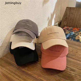 [Jettingbuy] หมวกเบสบอลลําลอง ปักลายตัวอักษร สไตล์ฮิปฮอป เหมาะกับทุกเพศ พร้อมส่ง