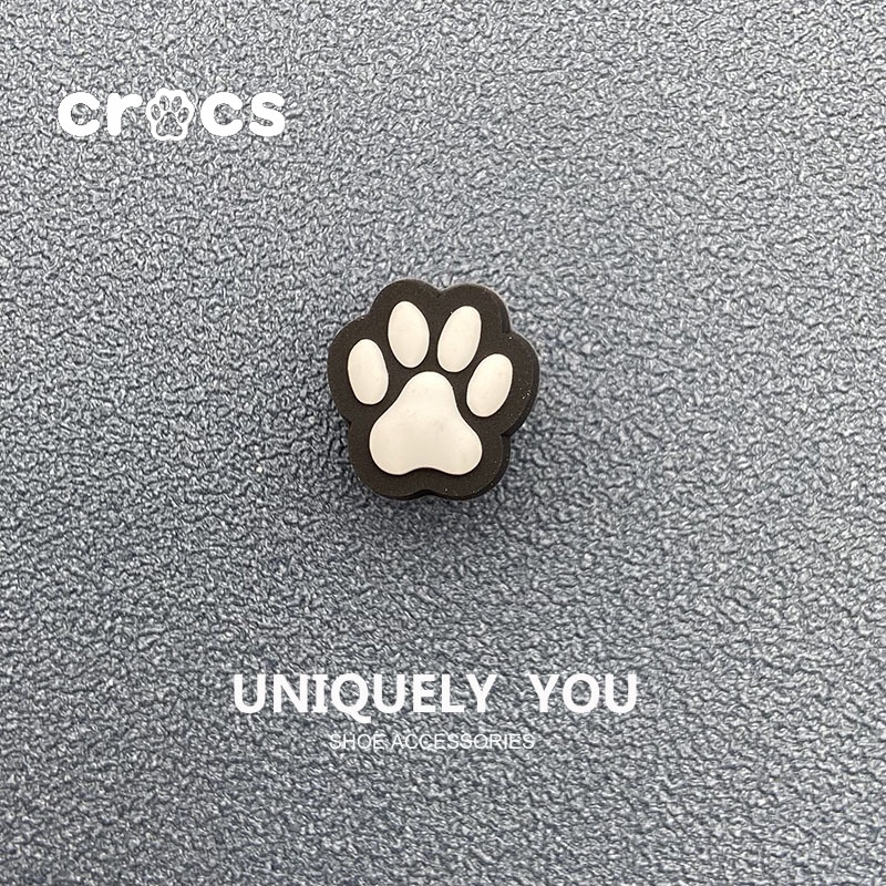Crocs jibbitz จี้กระดุม รูปหัวแมวน่ารัก สําหรับตกแต่งรองเท้า DIY