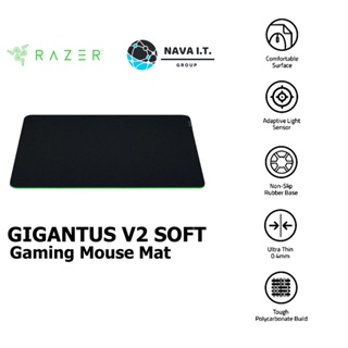 COINSคืน15%⚡FB9JMZV6⚡ RAZER GIGANTUS V2 SOFT XXL GAMING MOUSE MAT MEDIUM รับประกัน 1ปี