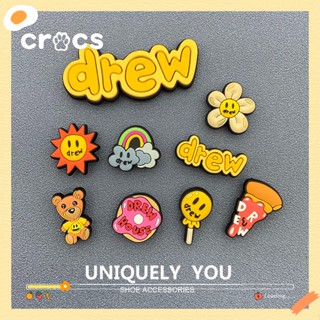 Crocs jibbitz charms drew house charm เครื่องประดับแฟชั่นรองเท้าหัวเข็มขัดด้านบนตกแต่ง