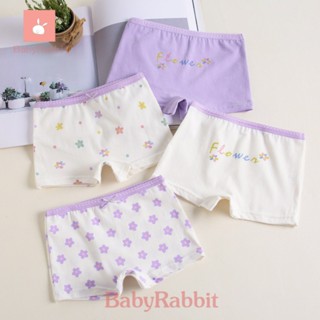 [BAbyRAbbit] กางเกงบ็อกเซอร์ขาสั้น ผ้าฝ้ายแท้ สไตล์ใหม่ สําหรับเด็กผู้หญิง 2023