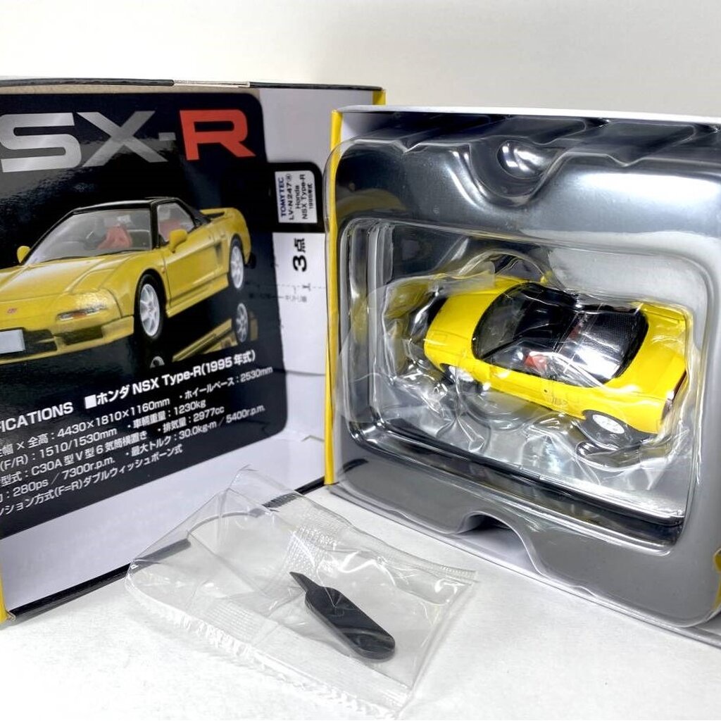 Tomica Limited Vintage NEO HONDA NSX Type - R (Yellow) 1995 / โทมิก้า รถเหล็ก โมเดลรถวินเทจ รุ่นลิมิ