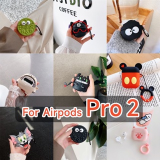 [AirPods Pro 2] เคสซิลิโคนนิ่ม ลายการ์ตูนดิสนีย์ สติทช์ สําหรับ Apple AirPods Pro 2