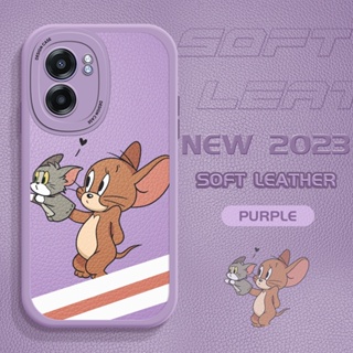 เคสโทรศัพท์มือถือหนัง ลายการ์ตูน Tom Jerry สําหรับ OPPO A12 A12s A12e A15 A15s A16 A16s A16e A16K A31 A17