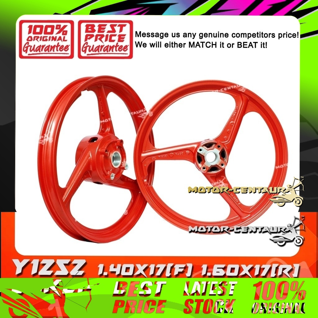 RIM MOTOSIKAL KAWA-GTO SPORT RIMS ENKEI-3L 1.40X17(DISC,F) 1.60X17(DISC,R) สําหรับ Y125,Z,ZR, LC135 