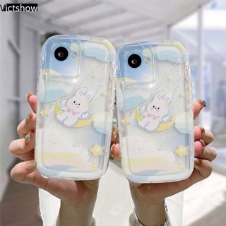 เคสโทรศัพท์มือถือ ปิดด้านหลัง ลายการ์ตูนกระต่าย ดวงจันทร์น่ารัก สําหรับ Realme C30 C30S C33 C21 C31 C35 C25 C11 2021 C21Y C15 C20 C3 C12 C2 C25S 10 5S 5 5i 9i C17 7i C1 C25Y C2 C3i 6i C20A  Narzo 20 10 10A 20A 30A 50A 50i Prime