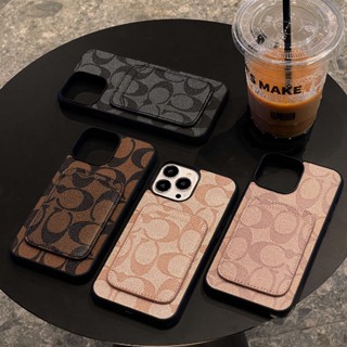 เคสโทรศัพท์มือถือหนัง พร้อมช่องใส่บัตร หรูหรา สําหรับ iPhone 14Pro Max 13promax 12 11 XS 7P