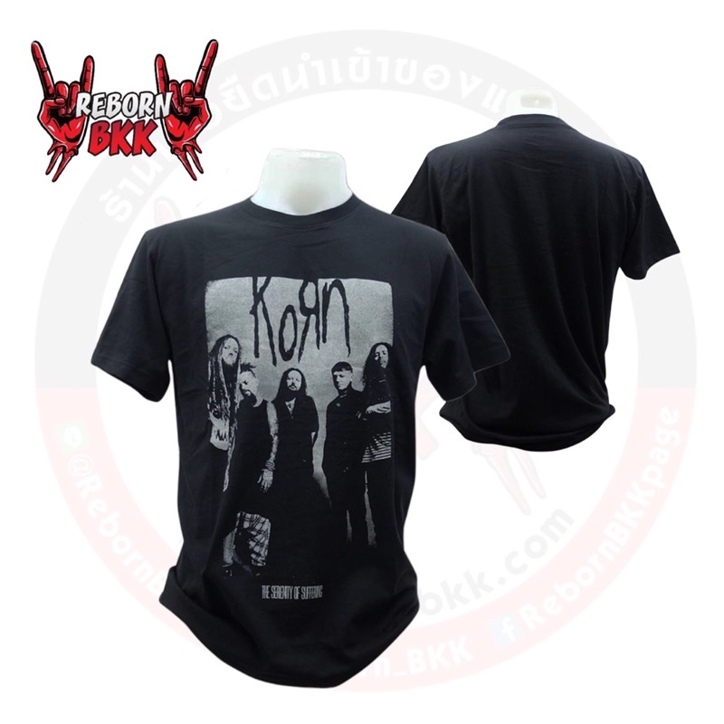 เสื้อวง KORN ลิขสิทธิ์แท้100%