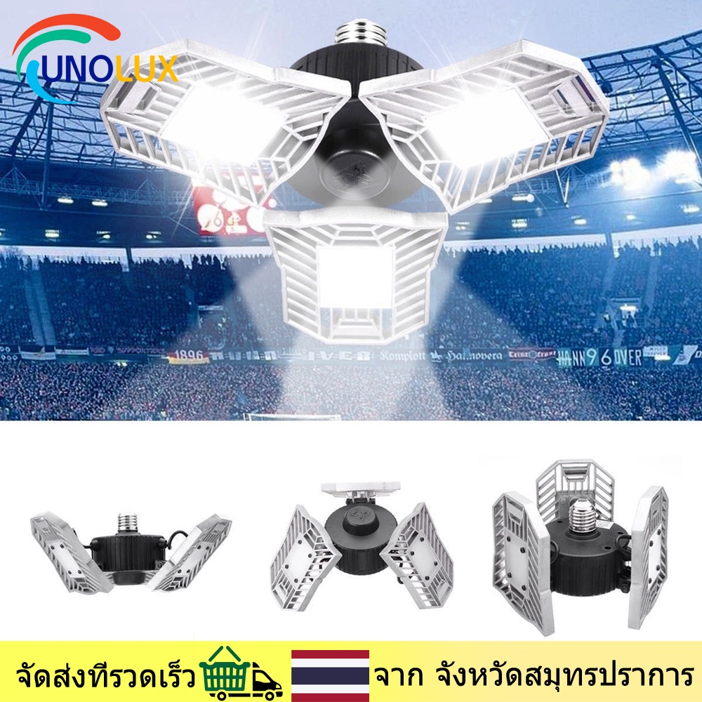 🔥💡โคมไฟหม้อแปลง 60 วัตต์ + ขั้วหลอดไฟ E27 เหมาะสำหรับโกดัง เหมือง โรงรถ ฯลฯ 220 โวลต์, 6000 ลูเมน