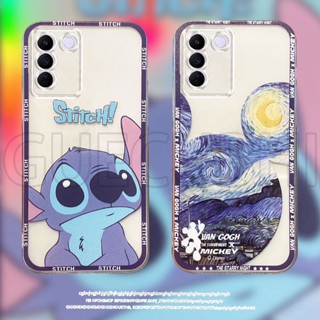 เคสโทรศัพท์มือถือ ซิลิโคนนุ่ม ใส ลายมิกกี้เมาส์ สติตช์ สําหรับ Vivo V27 V27e V27 Pro 5G 2023 V27e V27Pro 5G