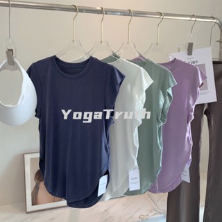 【YOGATRUTH】เสื้อแขนสั้น ทรงหลวม แห้งเร็ว เป็นมิตรกับผิว สําหรับเล่นโยคะ กีฬากลางแจ้ง