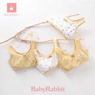 [BAbyRAbbit] ชุดชั้นใน เสื้อกล้าม ผ้าฝ้ายแท้ เสริมพัฒนาการ ฤดูร้อน สําหรับเด็กผู้หญิง