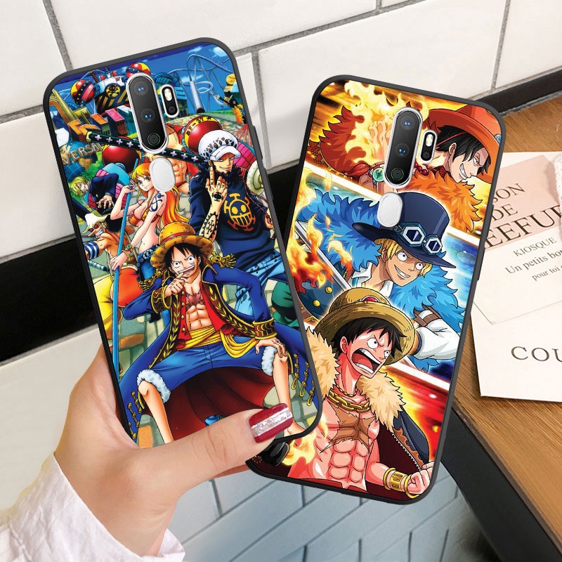 เคสโทรศัพท์มือถือ ซิลิโคนนุ่ม ลายการ์ตูนวันพีซ 2 สําหรับ OPPO A5 A9 A31 A33 A91 A53 2020 A53S A52 A72 A92