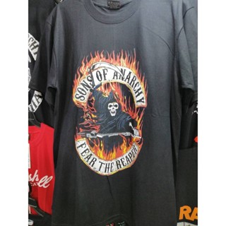 [S-5XL] เสื้อยืดวงร็อค Sons of Anarchy 2 ซันออฟอนาชี เสื้อวง เสื้อยืด ซัน ออฟ อะนาชี เสื้อวินเทจ