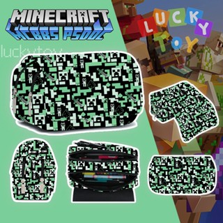 กล่องดินสอ ลายการ์ตูน Minecraft น่ารัก เหมาะกับของขวัญ สําหรับใส่เครื่องเขียน