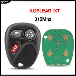 [sylviar] อะไหล่รีโมตกุญแจรถยนต์ 3 ปุ่ม 315mhz KOBLEAR1XT