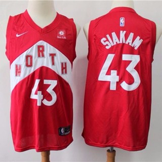 ขายดี Raptors (รุ่นรางวัล) No. เสื้อกีฬาแขนสั้น ปักลาย 43 Siahcam Red CU 211048