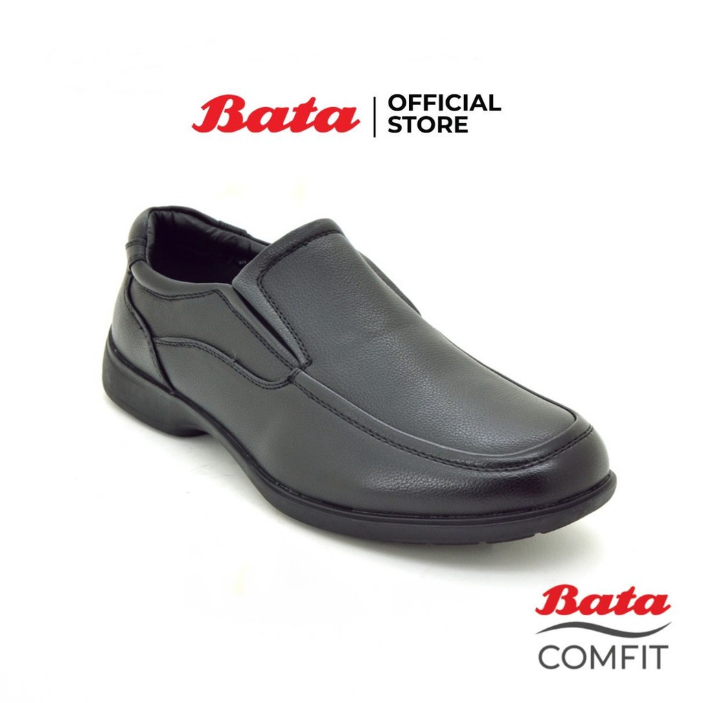 TOP⁎ !*Best Seller* Bata COMFIT MEN'S DRESS รองเท้าลำลองชาย แบบสวม สีดำ รหัส 8516531