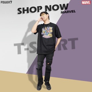 Power 7 Shop เสื้อยืดการ์ตูน ลาย มาร์เวล ลิขสิทธ์แท้ MARVEL COMICS  T-SHIRTS (MVX-004) ขนาด: S-4XL