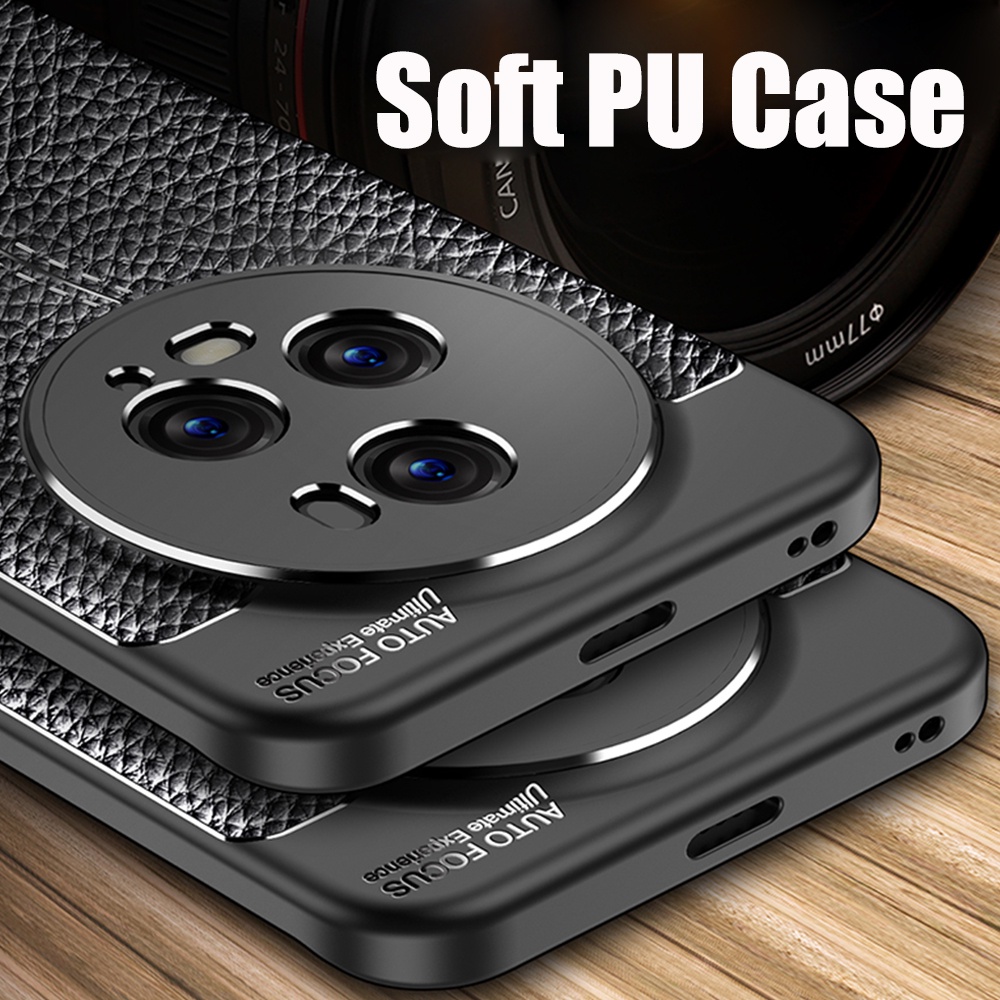 เคสสําหรับ Huawei Honor Magic 5 6 7 Pro เคสซิลิโคนเนื้อลิ้นจี่คาร์บอนไฟเบอร์กันกระแทกฝาหลังสําหรับ Magic5 Magic7PRO