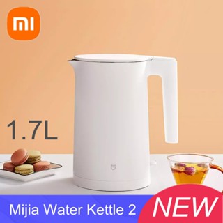 (Ready Stock)Xiaomi Mijia Electric Water Kettle 1.7L Tea Pot Food-grade 304 Stainless Steel Auto Power-off Water Boiler 1800W Instant Heating