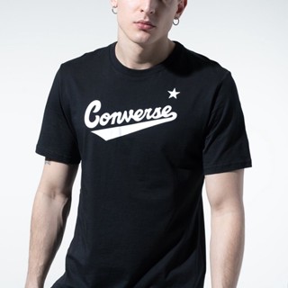 ORIGINAL CONVERSE NOVA CENTER FRONT TEE FOR MEN - BLACK | 10018235-A01_01