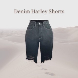 Merge Official - Denim Harley Shorts (พร้อมส่ง)