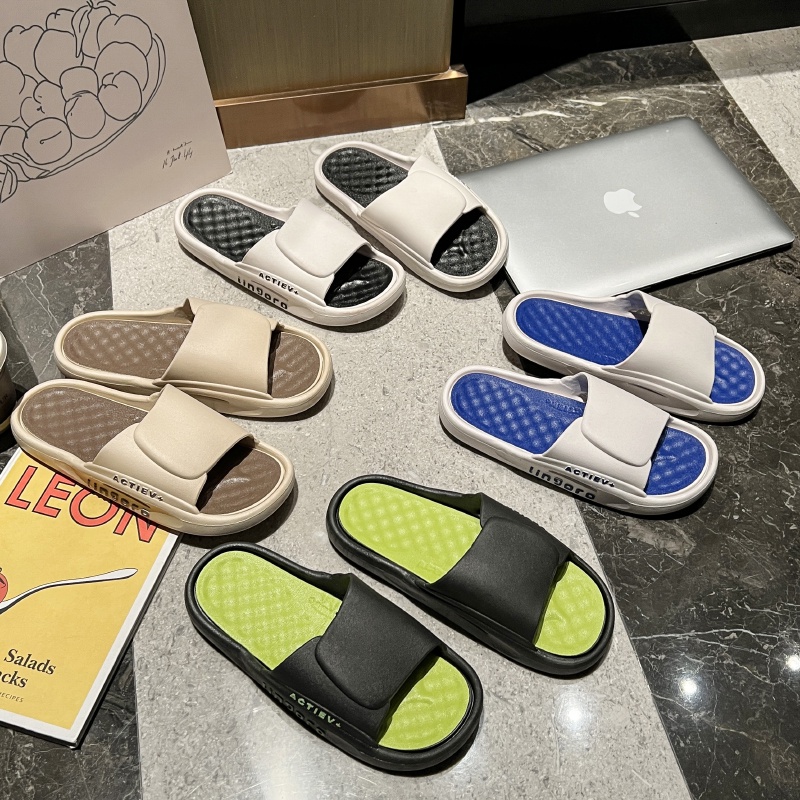ส่งเร็ว 36-44 รองเท้าแตะแบบสวม ใส่ได้ทั้งผู้ชายผู้หญิง นิ่ม สวมใส่สบาย กันน้ำกันลื้น ราคาถุก นุ่ม T-085