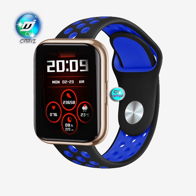 Realme DIZO Watch D Talk สายซิลิโคน สําหรับ realme Techlife DIZO Watch D Talk Smart Watch strap realme DIZO Watch D strap Sports wristband