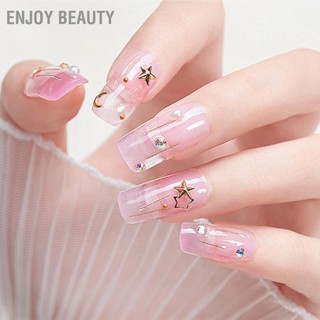 Enjoy Beauty เจลต่อเล็บเจล ไร้กลิ่น ปลอดภัย 15 มล. 12 ชิ้น สําหรับร้านเสริมสวย