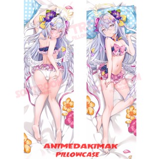 ปลอกหมอน แบบนิ่ม ลายอนิเมะญี่ปุ่น Archive Shirasu Azusa Dakimakura ขนาด 50x160 ซม. สีฟ้า สําหรับตกแต่งบ้าน โซฟา เตียง DK4161