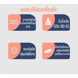 เครื่องชั่งน้ำหนักดิจิตอล เครื่องชั่งลายการ์ตูน ชาร์จ USB ที่ชั่งน้ำหนักตาชั่ง ชั่ง 0.1-180 kg ลายน่ารัก คุณภาพสูง