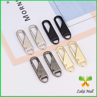 Zakii lหัวซิปแบบถอดได้ หัวซิปกระเป๋า ทั่วไป แบบเปลี่ยน Metal Zipper Head