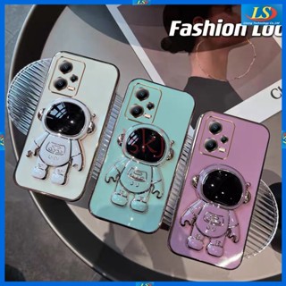 เคส Poco X5 5G / F3 / X3 Pro / X3 NFC / C40 / M4 Pro 4G / M3 เคส Poco M3 Pro 5G เคส Poco X5 Pro 5G เคสโทรศัพท์มือถือ ลายนักบินอวกาศ Nasa พร้อมขาตั้ง สําหรับ YHYC