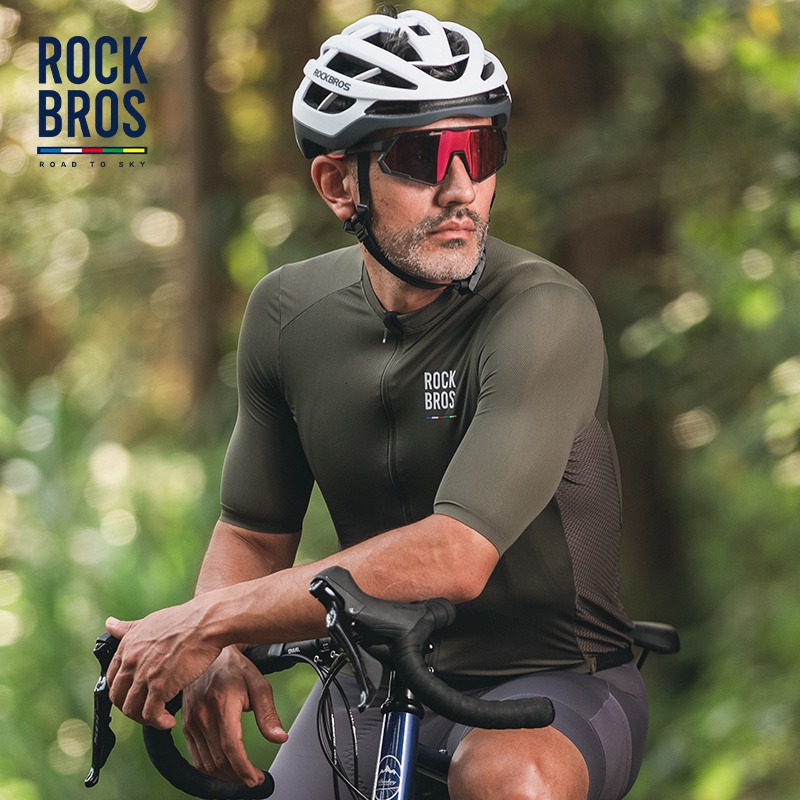 【ROAD To SKY】ROCKBROS เสื้อปั่นจักรยาน แขนสั้น แห้งเร็ว ระบายอากาศ สบาย ซับเหงื่อ สําหรับผู้ชาย — صورة 8