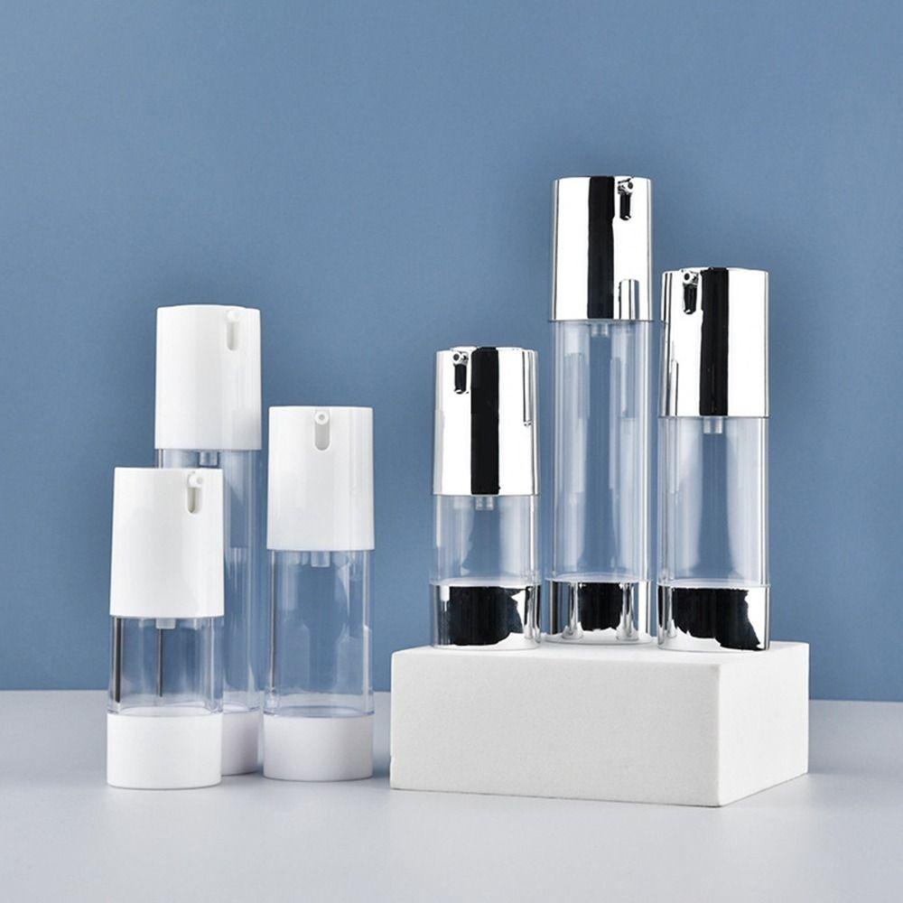 Malcolm ขวดโลชั่นสูญญากาศ Frosted Luxury 15/30/50ml ครีมบํารุงผิวหน้าอุปกรณ์อาบน้ํา Sub-Bottling รีฟิล Skin Care คอนเทนเนอร์เครื่องสําอาง