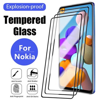 For Nokia C31 C20 Plus C10 G100 X100 X10 X20 XR20 G10 G20 G21 G60 G50 G11 C12 Full Screen Coverage HD transparent Tempered Glass phone screen Protector Film Glass For Nokia 2.2 2.3 2.4 3.2 3.4 4.2 5.3 5.4 6.2 7.2 8.3