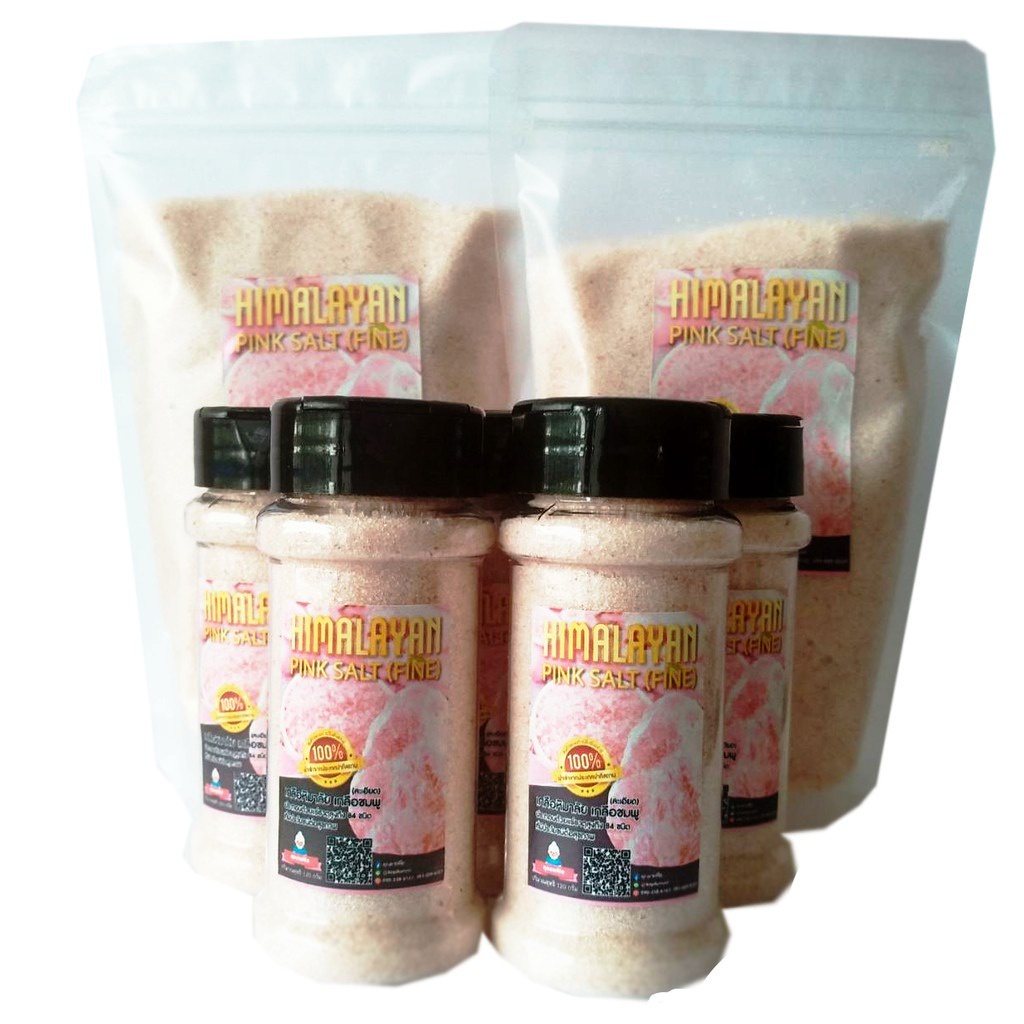 KETO เกลือหิมาลัย เกลือชมพู (ละเอียด) แท้ นำเข้าจากปากีสถาน มีเอกสารรับรองคุณภาพ คีโต