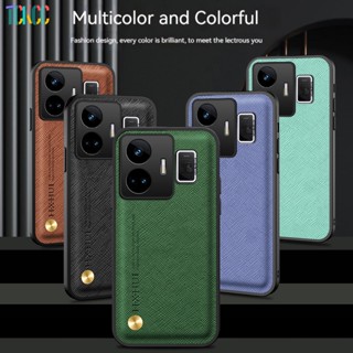 เคสโทรศัพท์มือถือหนัง แบบฝาพับแม่เหล็ก บาง หรูหรา สําหรับ Realme GT NEO 5 6.74 นิ้ว GT 3 GT Neo5 240W