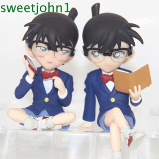 Sweetjohn โมเดลฟิกเกอร์ Conan Ku Dou Shinichi ขนาดมินิของเล่นสําหรับเด็ก