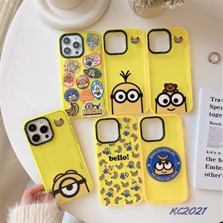 พร้อมส่ง TIFY【Minions Banana Sheer Yellow】เคสโทรศัพท์มือถือ ซิลิโคนนุ่ม TPU ใส กันกระแทก ลายกล้วย แฟชั่น สําหรับ iPhone 14 Plus 14 13 12 11 Pro Max 7 8 Plus X XR XS Max