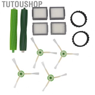 Tutoushop Sweeper Brush Filter and Tire Skins  ABS and Silicone Sweeper Brush and Filter Set  for Home