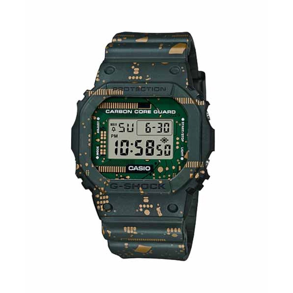 CASIO G-SHOCK พร้อมส่ง นาฬิกาข้อมือ นาฬิกากันน้ำ นาฬิกาของแท้ ประกันศูนย์ CMG 1 ปี ผ่อน0% รุ่น DWE-5600CC-3D นาฬิกาสี...