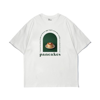 [S-5XL]เสื้อยืด Oversize sleeve unisex "pancakes"