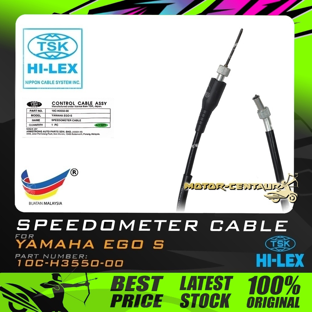 TALI/KABEL METER TSK SPEEDOMETER CABLE 10C-H3550-0-00 สําหรับ YAMAHA EGO-S